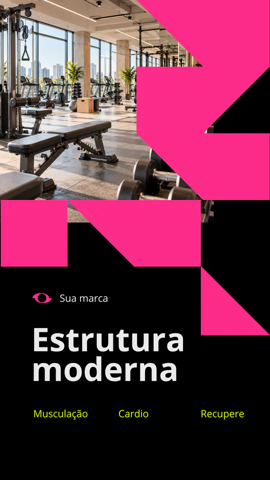 Arte 11 — Gym Membership — template editável no Canva