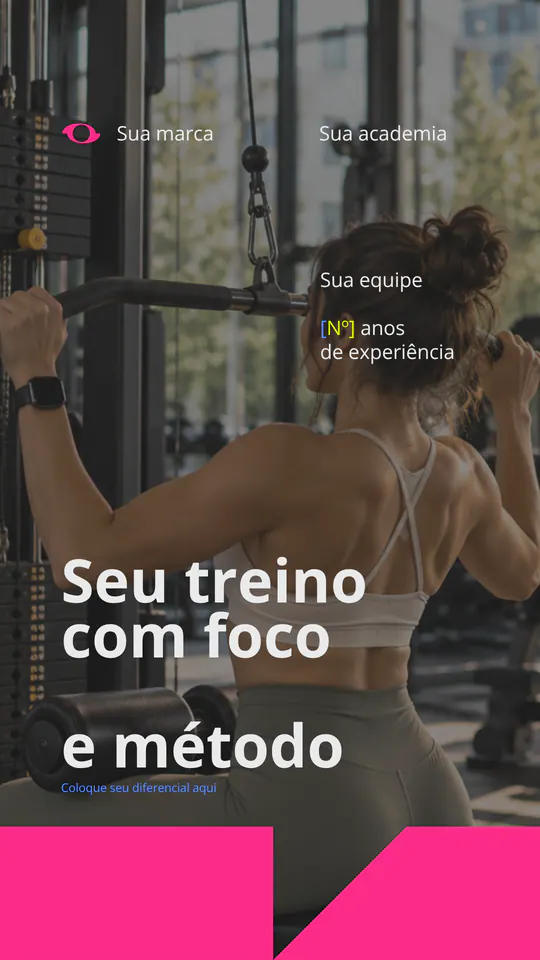 Arte 10 — Gym Membership — template editável no Canva